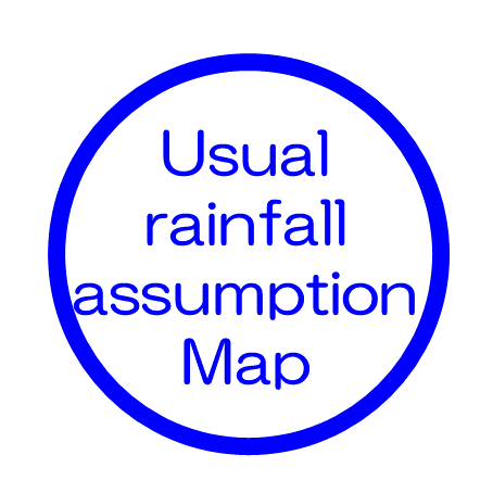 Usual rainfall assumption Map
